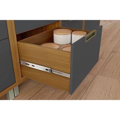 Balcão Cozinha P-cooktop Imperatriz 1 Porta E 1 Gaveta C- Tampo 80cm Freijo-off White - Nesher