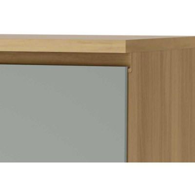 Balcão Cozinha P-cooktop Rainha 1 Porta Basculante E 1 Gaveta C- Tampo 80cm Branca-nature - Nesher