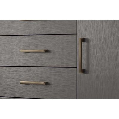 Cômoda Solteiro Marabá 1.6 C- 1 Porta 2 Nichos E 6 Gavetas C- Pés Jatoba - Santos Andirá