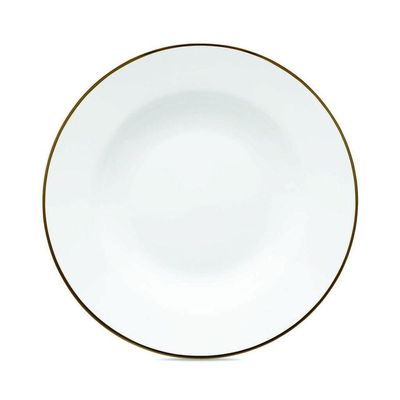 Jogo De Pratos Fundos Em Porcelana Flamingo Com 6 Peças 23,5cm Oxford Sofia