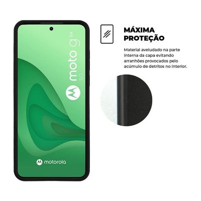 Capa Para Motorola Moto G84 5g - Silicon Veloz - Gshield