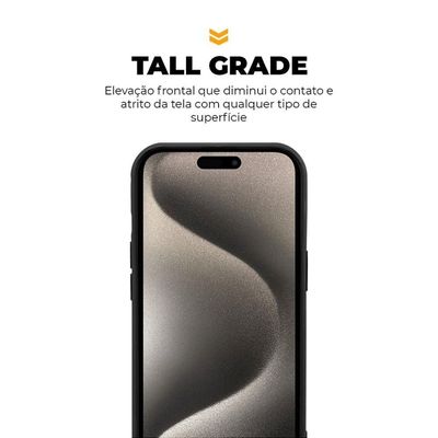 Capa Para Iphone 15 Pro - Symetric Preta - Gshield