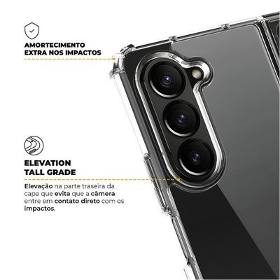 Capa Para Samsung Galaxy Z Fold - Magsafe Transparente - Gshield