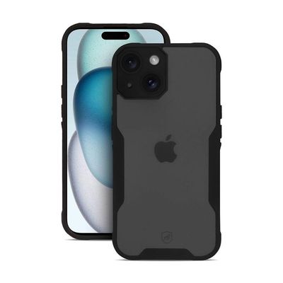 Capa Para Iphone 15 - Dual Sense Preta - Gshield