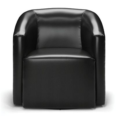 Poltrona Stella Max Corano Base Giratória - D\'rossi Cor Preto