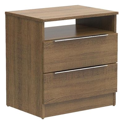 Mesa de Cabeceira com 2 Gavetas Rustic Madesa