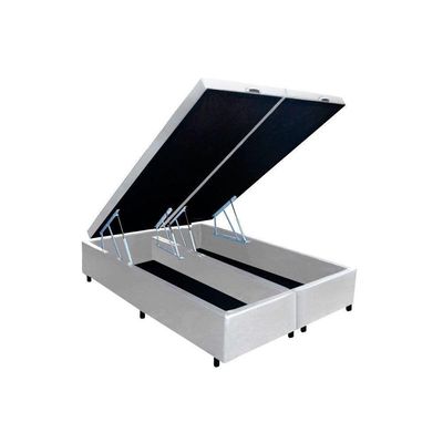 Cama Box Baú King Universal Courano White (186x198x35) - Costa Rica