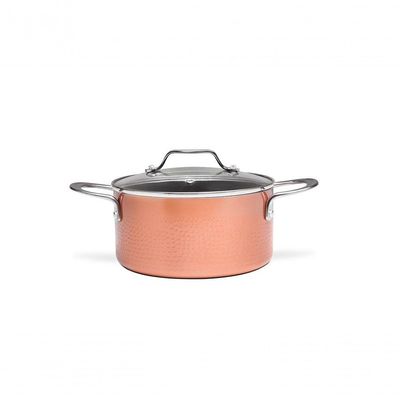 Jogo De Panelas Com Fundo De Indução 4 Peças Copper Brinox Cobre