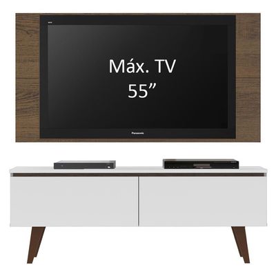 Rack e Painel para TV até 55" Le Mans 2 Portas Madesa