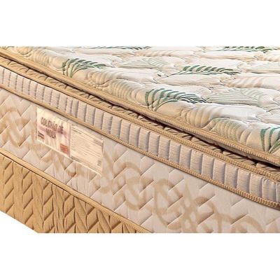 Cama Box Baú Queen: Colchão Molas Ensacadas Paropas Masterpocket Eco Bamboo + Base Clean(158X198)