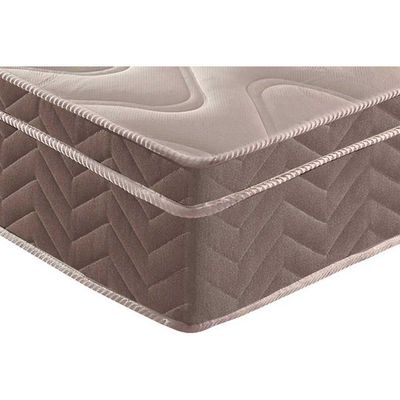 Cama Box Baú Solteiro: Colchão Paropas - Ep Confort Ultra Firme + Base Crc Suede Brown(88x188)