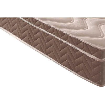 Cama Box Baú Solteiro: Colchão Paropas - Ep Confort Ultra Firme + Base Crc Suede Brown(88x188)