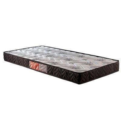 Cama Box Baú Casal: Colchão Espuma D33 Paropas Pasquale + Base Crc Suede Black(138X188)