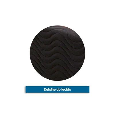 Cama Box Base Solteiro Universal Suede Black (88x188x20) - Costa Rica