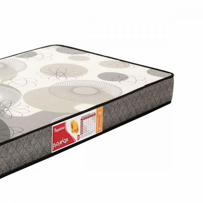 Colchão Solteiro De Espuma D23 Topázio 78x188x12cm Cinza Prorelax Cinza