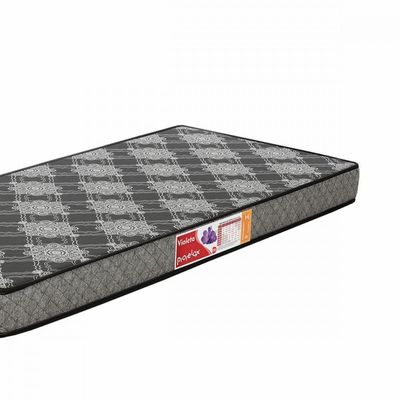 Colchão De Solteiro Violeta 088x188x12 Cinza Estampado Cinza