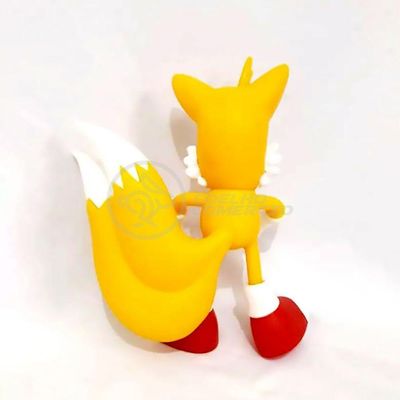Boneco Tails Articulado Grande Super Size 23cm Sonic World