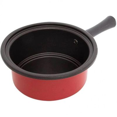 Aparelho De Fondue Antiaderente Giratório Vermelho 16 Peças
