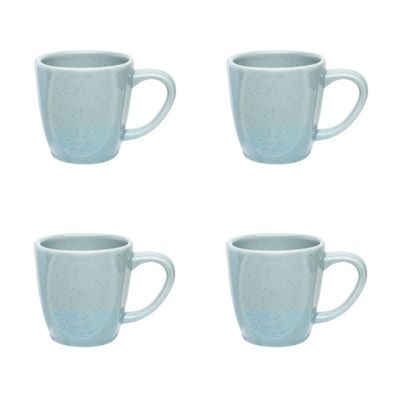 Conjunto De Canecas 04 Peças Ryo Blue Bay 260 Ml Oxford