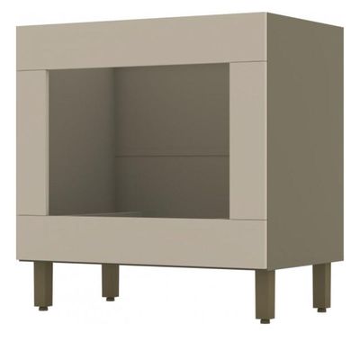 Balcão Para Forno Em Mdf Henn Connect Duna-cristal