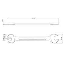 Chave Fixa 27x32 Mm Tramontina Com Corpo Em Aço Especial Cromado Tramontina