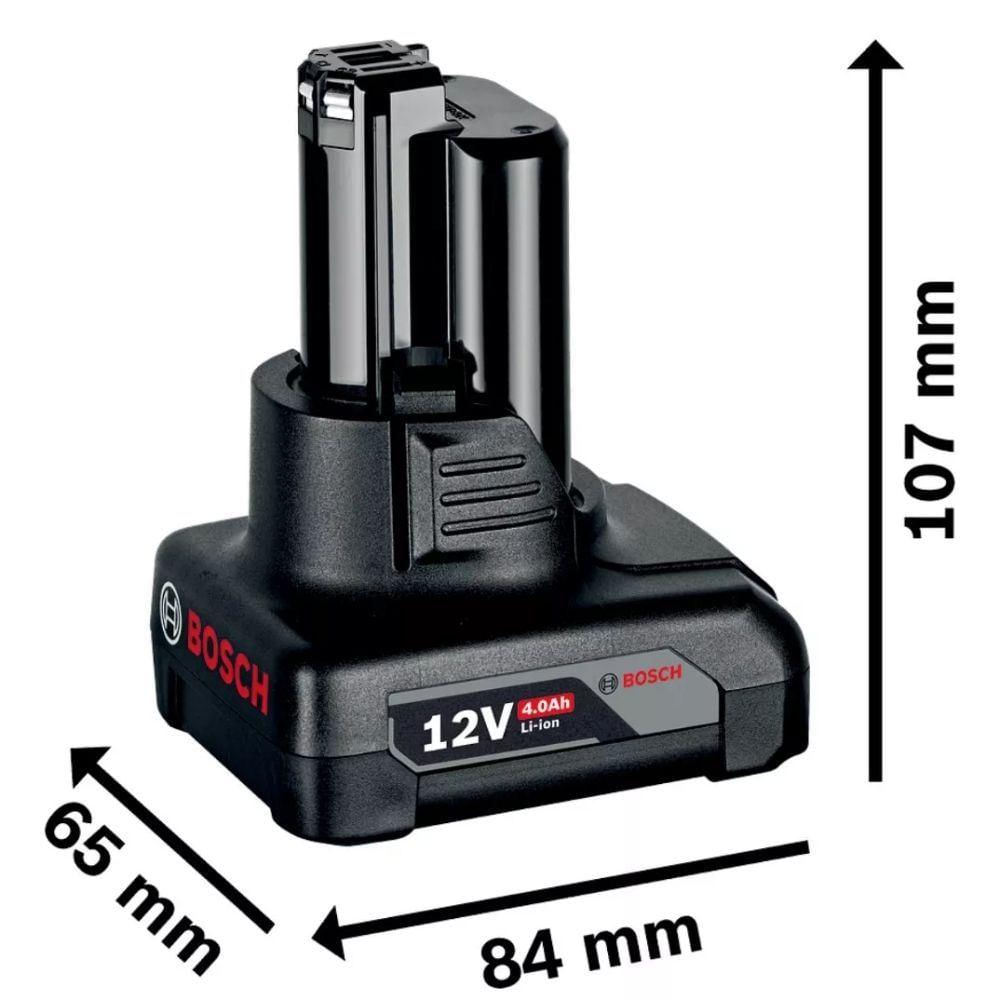Bateria De íons De Lítio Bosch Gba 12v 4,0ah