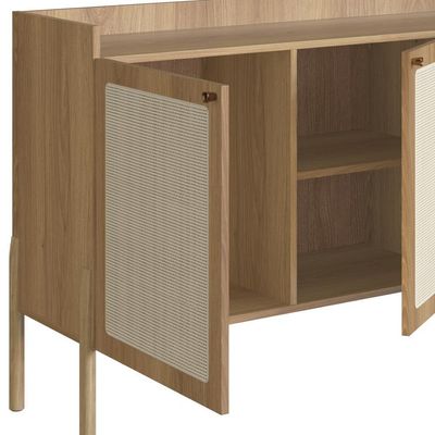Aparador Balcao Buffet 139 Cm Pes Madeira 27969 Oslo Hanover Artesano Hanover