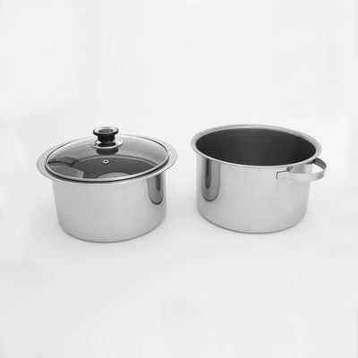 Rechaud Inox Banho Maria Bowl Embutido Buffet 6 Peças 5,8 Litros Alta Qualidade Servir Pratos Quente