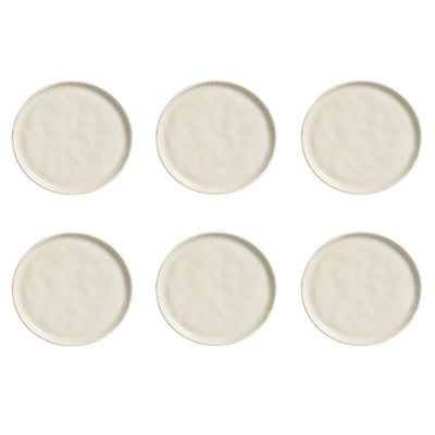 Conjunto De Pratos De Sobremesa 06 Peças Linhas Clay Porto Brasil