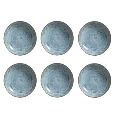 Conjunto De Pratos Fundos 06 Peças Linhas Breeze Porto Brasil
