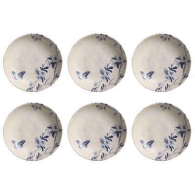 Conjunto De Pratos Fundos 06 Peças Bio Hallerbos Porto Brasil