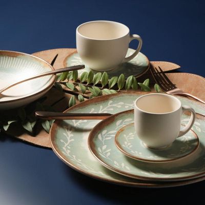 Conjunto De Pratos Fundos 06 Peças Coup Mediterrâneo Porto Brasil