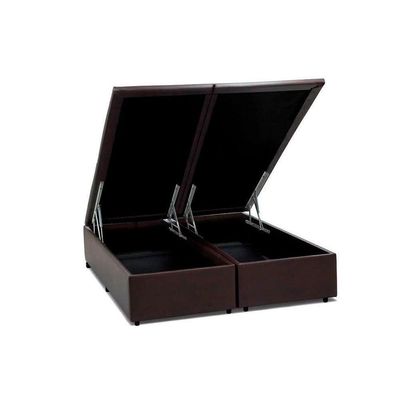 Cama Box Baú King Universal Courano Brown (193x203x35) - Costa Rica
