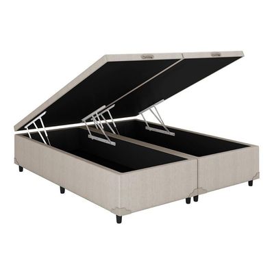 Cama Box Baú King Universal Courano Clean (193x203x35) - Costa Rica