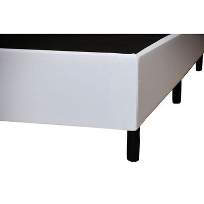 Cama Box Base Solteiro Universal Courano White (78X188X20) - Costa Rica