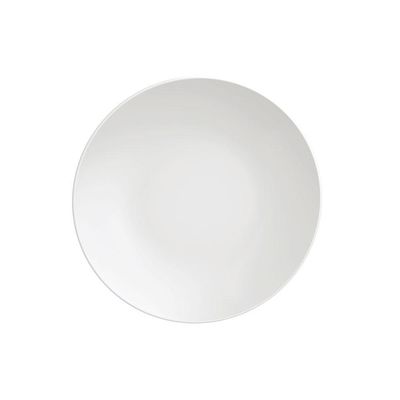 Jogo De Pratos Rasos E Sobremesa 24 Peças Leonora Em Porcelana Branco - Tramontina