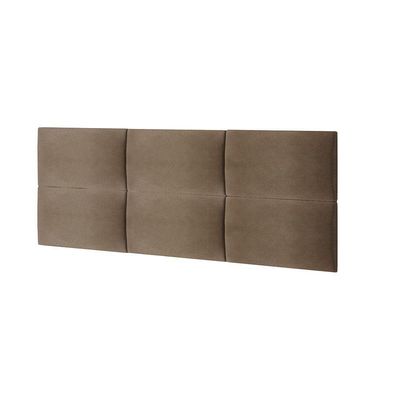 Painel Estofado Casal San Miguel Rufato Animalle Choc.