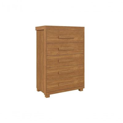 Cômoda Paris Com 5 Gavetas Reforçadas Camas Fenix