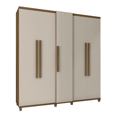 Roupeiro 5 Portas Arezzo Cinamomo Off White