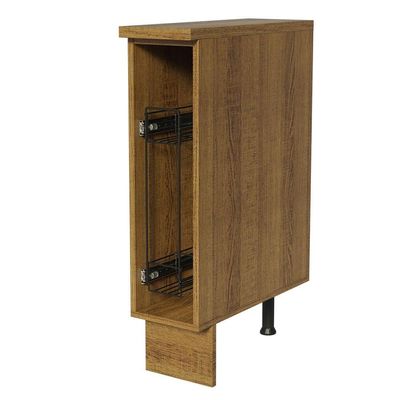 Balcão Porta-temperos Glamy, Agata e Stella 20cm Rustic