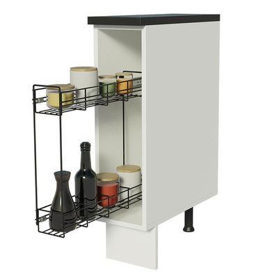 Balcão Porta-temperos Acordes 100% Mdf 20cm Branco