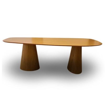 Mesa Organica Flower 198x122cm Em Freijo