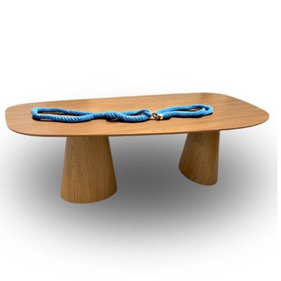 Mesa Organica Flower 198x122cm Em Freijo