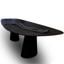 Mesa Organica Flower 160x90cm Em ébano