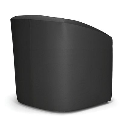 Poltrona Stella Max Corino Preto Base Giratória - D'rossi