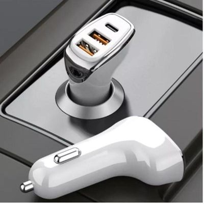 Carregador Veicular Cinzeiro Usb Type C 3.0 Turbo 38w Kd-304