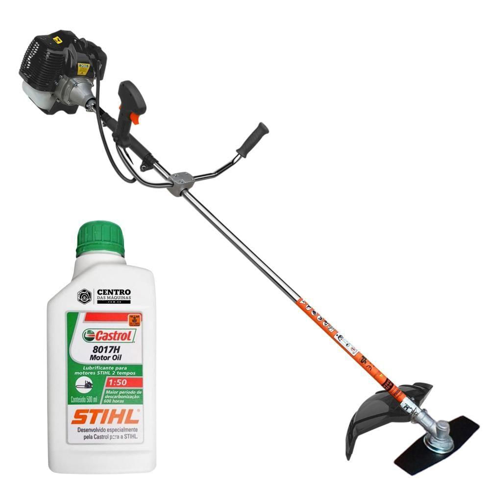 Roçadeira Com óleo Stihl Grh520 Terra 52cc 2,5hp Cor Preto