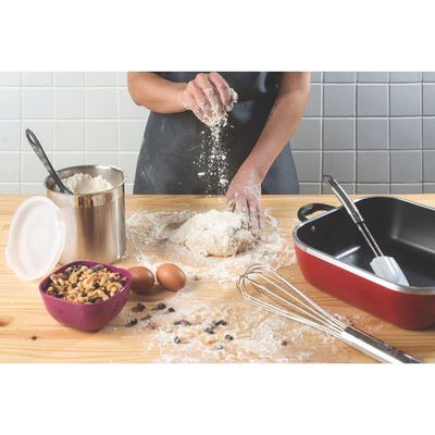Pote Tramontina Cucina Em Aço Inox Para Mantimentos Com Tampa Plástica 12 Cm 1,5 L Tramontina