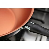 Wok 26 Cm 3 L Revestimento Pro-flon Antiaderente Cor Cinza Range Linha Topázio Brinox Cinza
