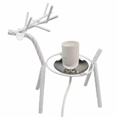 Luminaria Abajur Mesa Cervo Rena Veado Natal Decoraçao